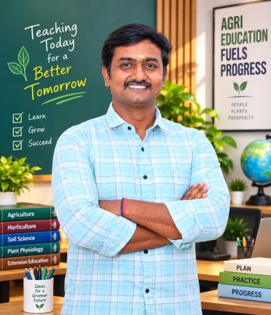 Mr.R. Kiruba, M.Sc. (Agri) in Seed Science and Technology