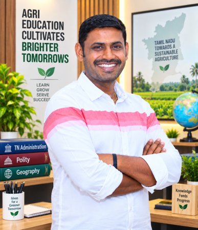 Mr.S. Arul, B.Sc. (Agri), M.Sc. (Horti) in Vegetable Science